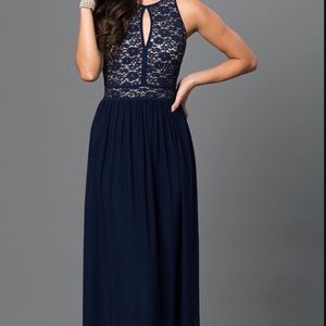 Navy blue dress